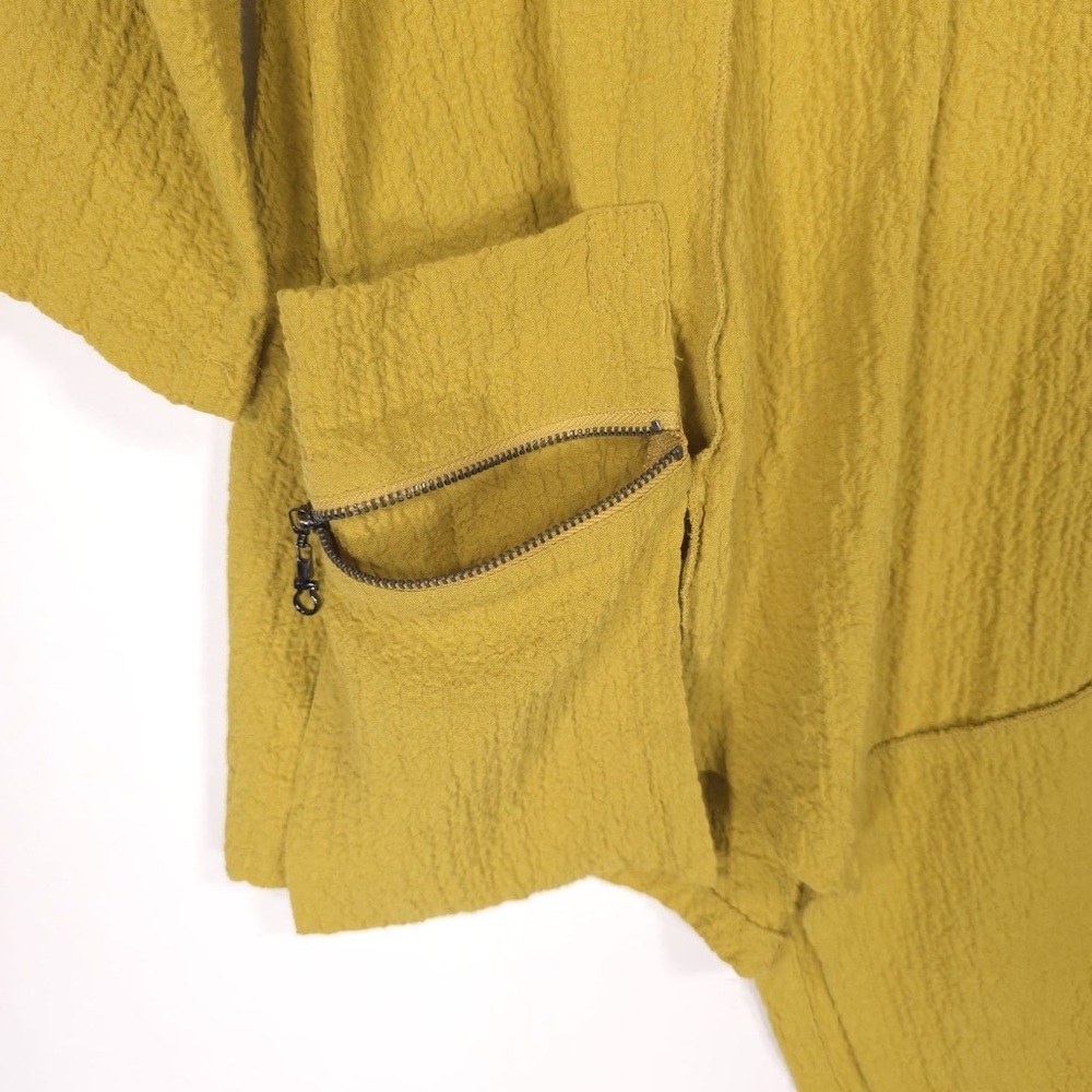 Ali Miles Asymmetrical Tunic Top Cowl Neck Lagenlook Crinkle Women’s‎ MEDIUM - Picture 11 of 16